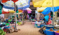 Uganda. Lira central market.  © FAO/Sumy Sadurni