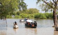 South Sudan. Pibor city, hit by floods caused by heavy rains. Flooding is occurring worldwide due to heavy rainfall.  UN Photo/Nektarios Markogiannis