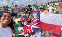 Young People from London Province. “We were joined by young people from across the globe”.  Photo: Rhea Nadeem