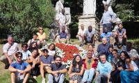 Young people in Verona visit the Comboni Missionaries Mother House. Photo: Rhea Nadeem