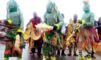 Nigeria. Traditional dancers, singers and acrobats of Plateau State ethnic groups, during Jos Carnival. (Photo: CC BY-SA 4.0/Josh Eson)