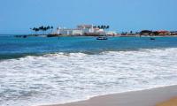 The Elmina Castle was built by the Portuguese in 1482. It is the oldest European building in existence below the Sahara.