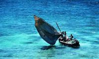 Fishermen’s traditional sail boats.