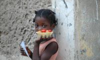 Little girl. The Macua are the largest ethnic group in Mozambique