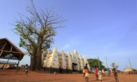 Larabanga mosque, one of oldest Muslim place in Ghana. 123rf