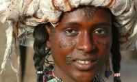 Tattooed Mbororo woman. File swm
